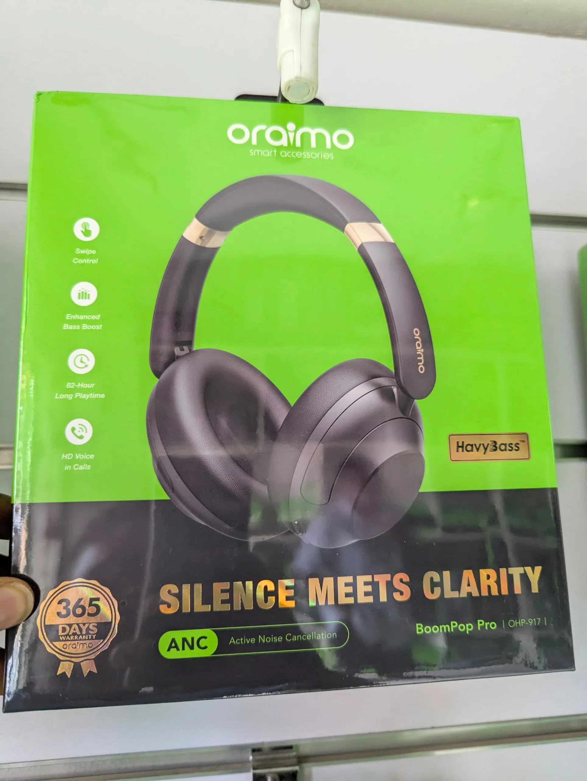 oraimo BoomPop Pro ANC Over-Ear Headphones