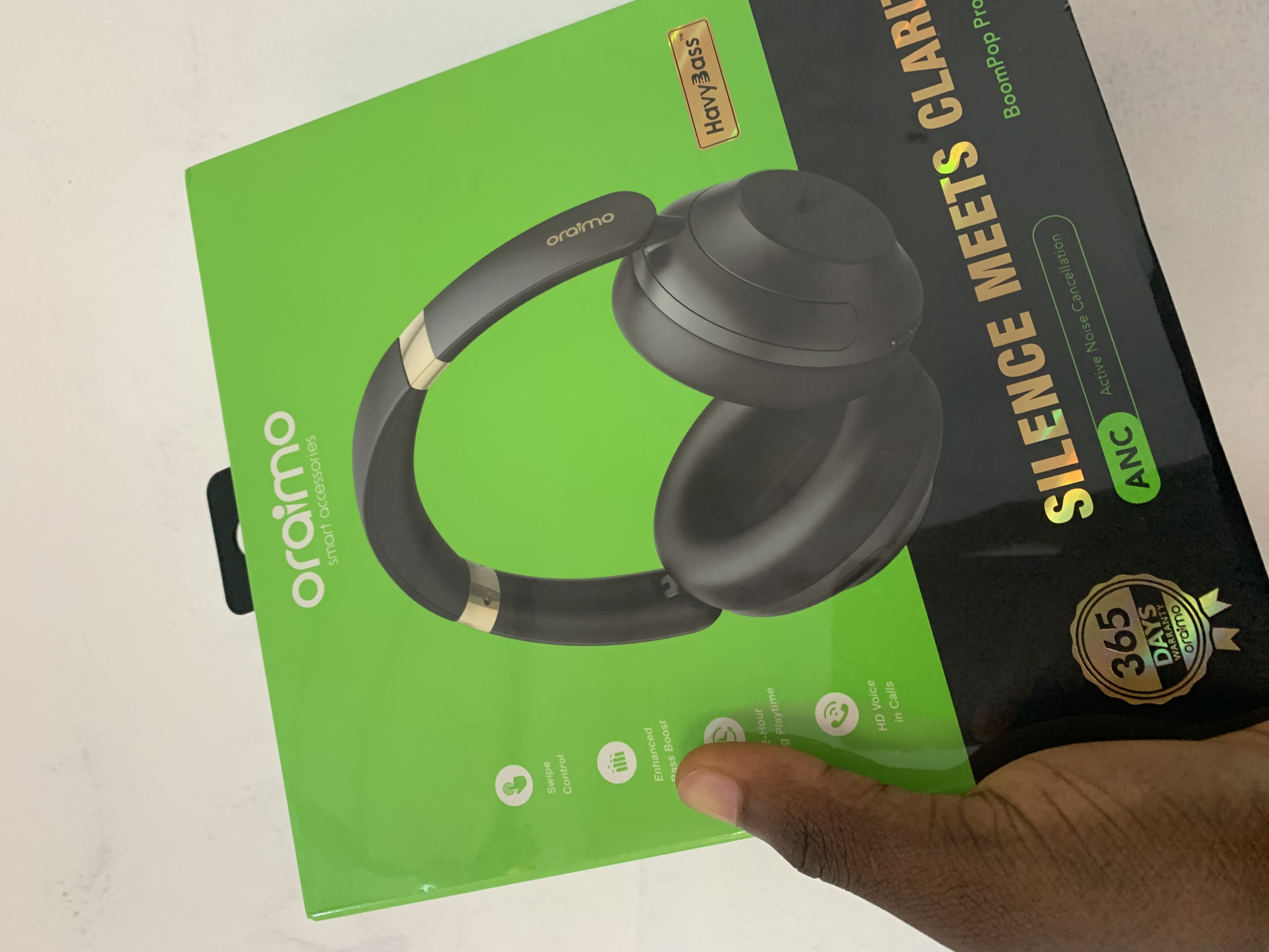 oraimo BoomPop Pro ANC Over-Ear Headphones 3