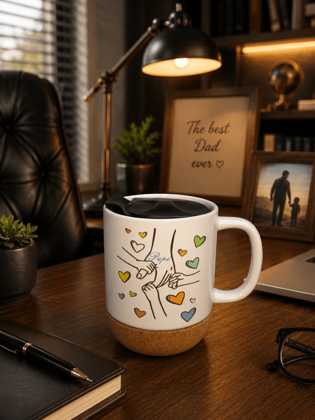 Customised Cork base mug  3